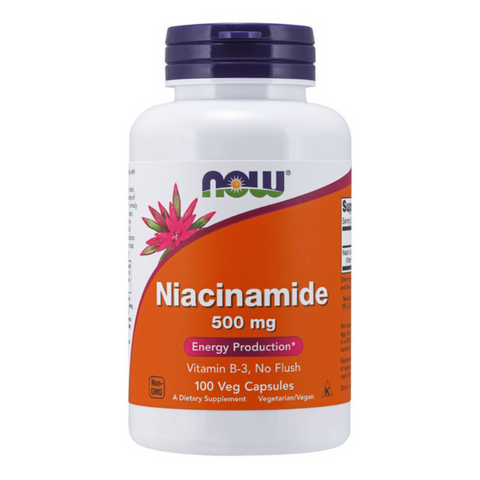 Now Niacinamide 500mg 100 capsules