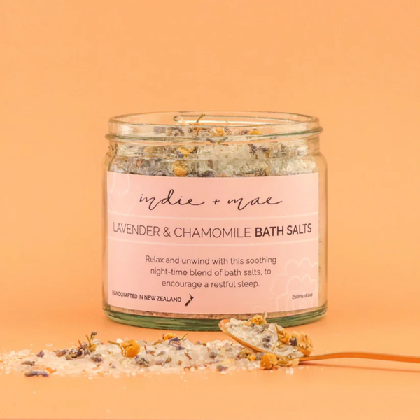 Indie & Mae Bath Salts - Lavender & Chamomile 250g