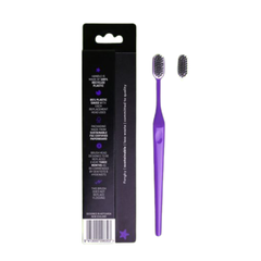 Fongky Toothbrush Starter Kit 1 reusable Handle & 2 Brush Heads Soft