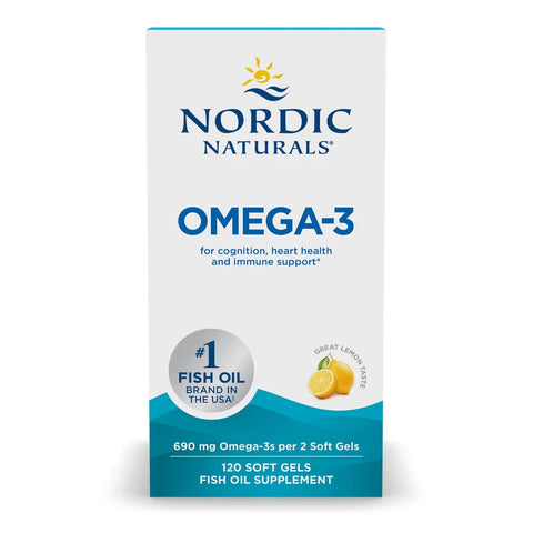 Nordic Omega 3 Lemon 120gels