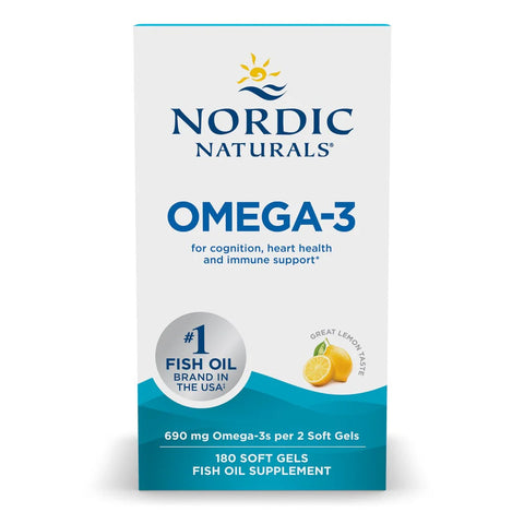 Nordic Omega 3 Lemon 180 softgels