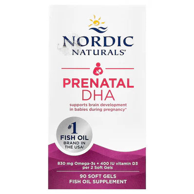 Nordic Prenatal DHA Unflavoured 90gels
