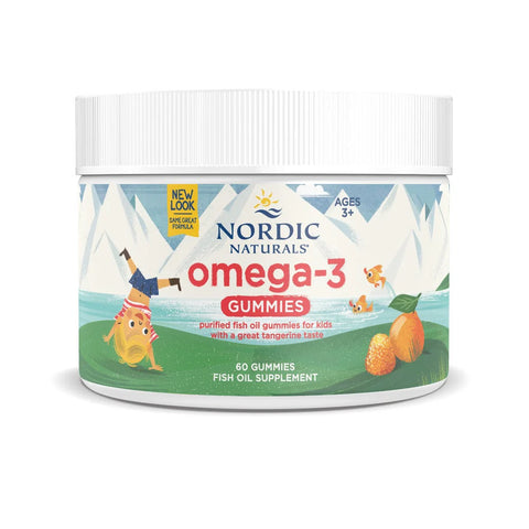 Nordic Omega 3 Gummies - Tangerine 60 Gummies