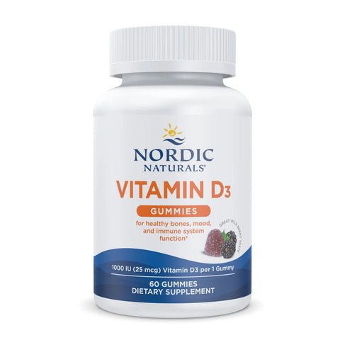 Nordic Vitamin D3 Gummies - Wild Berry 60 Gummies