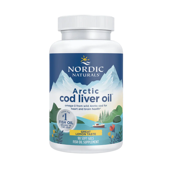 Nordic Arctic Cod Liver Oil Lemon 90gels
