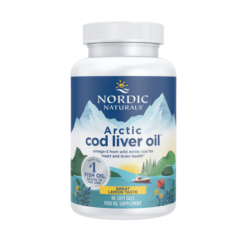 Nordic Arctic Cod Liver Oil Lemon 90gels