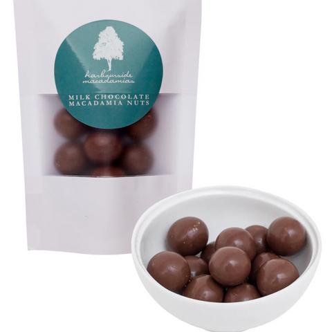 Harbourside Milk Chocolate Macadamia Nuts 100g