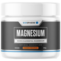 Biosphere Magnesium Powder Mango Pineapple 141g small tub