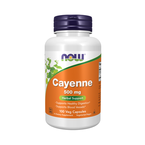 Now Cayenne 500mg 100 vegie caps