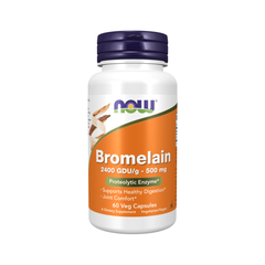 Now Bromelain 500mg 60 vegiecaps