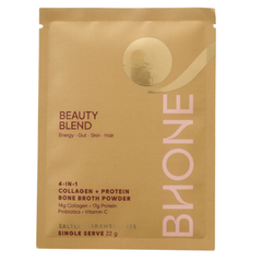BHONE 22g Salted Caramel Bliss Collagen + Protein Bone Broth Powder Sachet