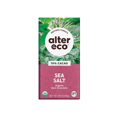 Alter Eco Sea Salt 70% Chocolate Bar 80g