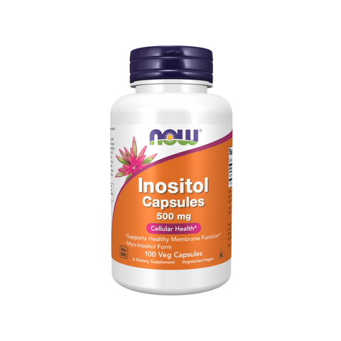 Now Inositol Capsules 500mg 100 vcaps