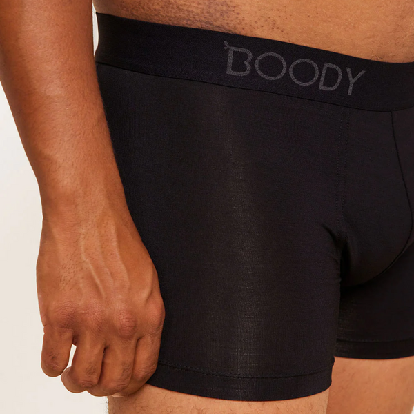 Boody Mens Everyday Boxers Black Medium
