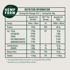 Hemp Farm Pure Hemp Protein Powder 1kg