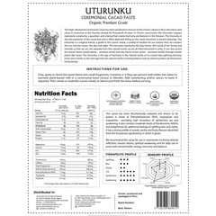 Seleno Uturunku Ceremonial Cacao Paste 500g