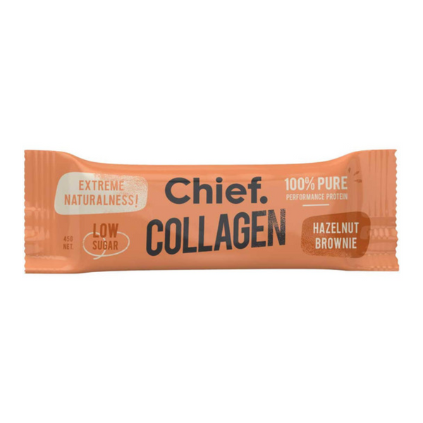 Chief Collagen Protein Bar Hazelnut Brownie 45g