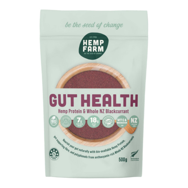 Hemp Farm Gut Health Blackcurrent Pwdr 500g