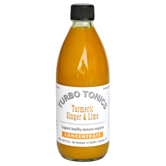 Turbo Tonic Tumeric Ginger & Lime Concentrate 1litre
