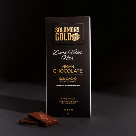 Solomons Gold Dark Velvet Noir 90% Cacao Vegan 85g