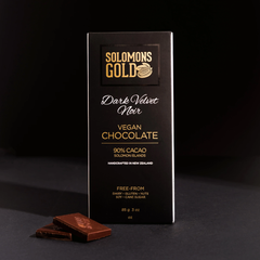 Solomons Gold Dark Velvet Noir 90% Cacao Vegan 85g