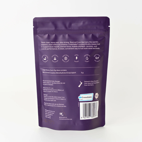 Mitchells Creatine Monohydrate 200g (40 x 5g doses)