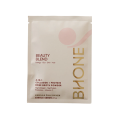 BHONE 22g Vanilla Chai Haven Collagen + Protein Bone Broth Powder Sachet