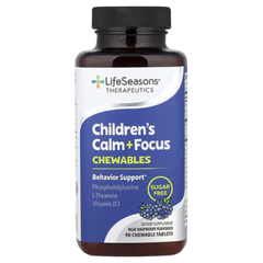 LifeSeasons Children's Calm+ Focus Chewables 90