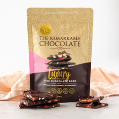 Remarkable Dark Choc Bark Kiwi Pavlova & Strawberry 125g