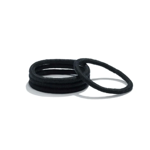 Kooshoo Round Hair Ties Black plastic-free
