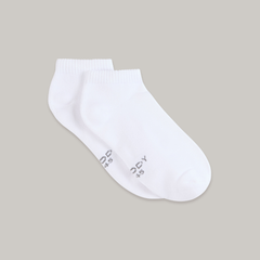 Boody Cushioned Ankle Socks Medium White (40-45)