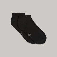 Boody Cushioned Ankle Sock Black Large (45-50)