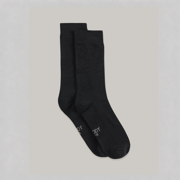 Boody Everyday Crew Socks Black Medium (40-45)