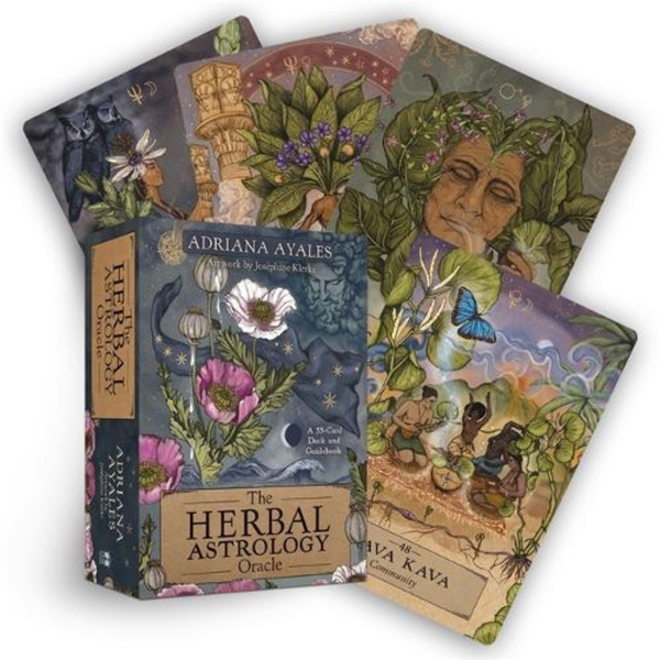 The Herbal Astrology Oracle by Adriana Ayales 55 cards