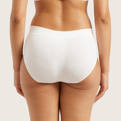 Boody Midi Briefs White Medium