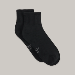 Boody Cushioned Quarter Crew Small Black (34/40)