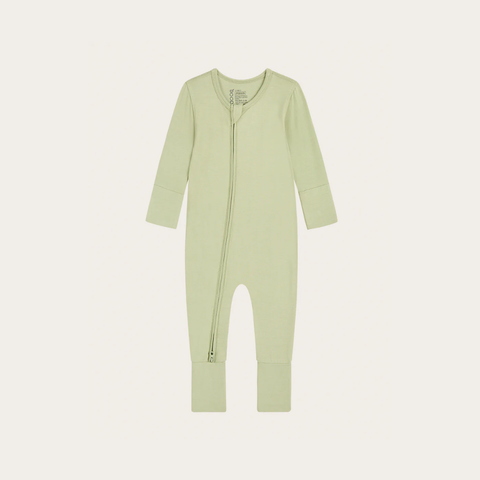 Boody Baby Long Sleeve Romper Sage 3-6mths (00)
