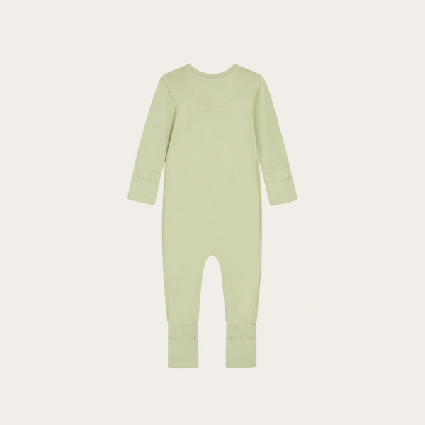 Boody Baby Long Sleeve Romper Sage 0-3 months (000)