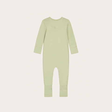 Boody Baby Long Sleeve Romper Sage 3-6mths (00)