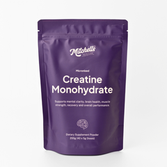 Mitchells Creatine Monohydrate 200g (40 x 5g doses)