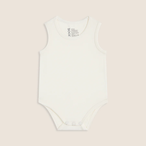 Boody Baby Romper Natural White 3-6 mths (00)