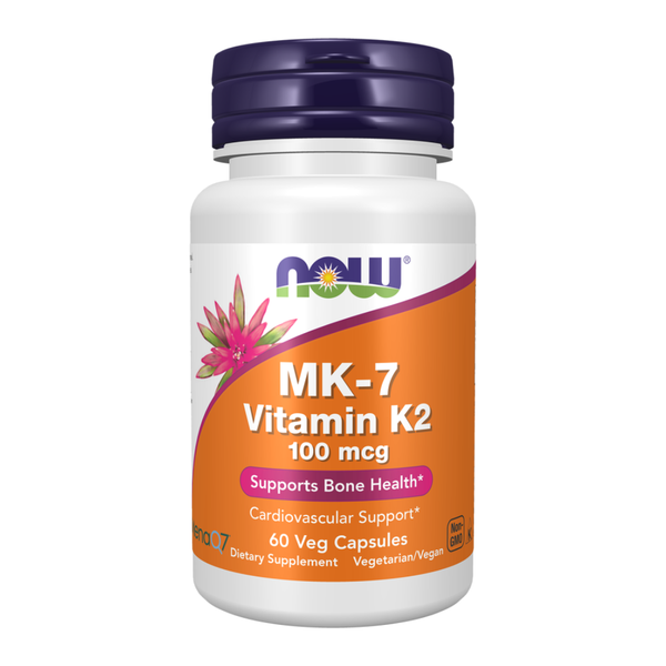 Now Vitamin K2 MK7 100mcg 60 vcaps