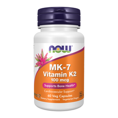 Now Vitamin K2 MK7 100mcg 60 vcaps