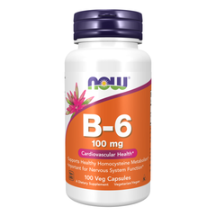 Now Vitamin B6 100mg 100 capsules
