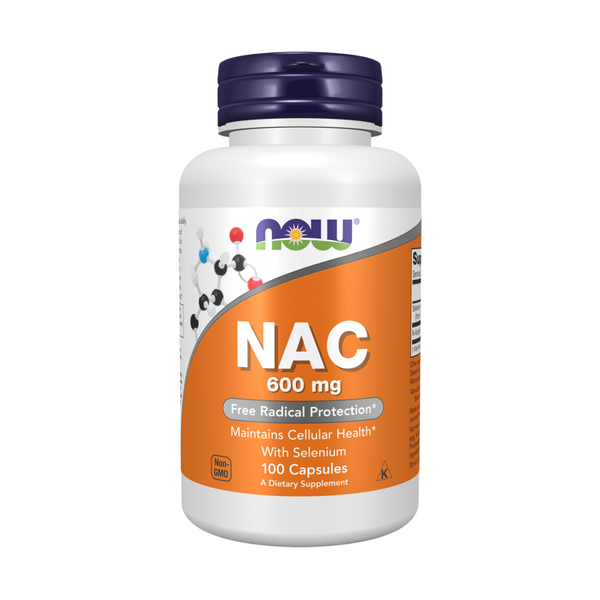 Now NAC 600mg 100 Veg Caps