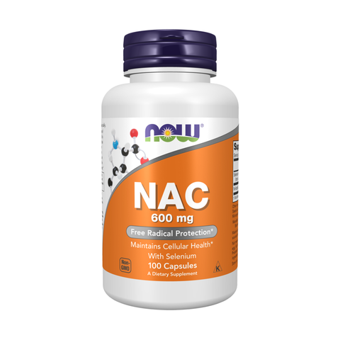 Now NAC 600mg 100 Veg Caps