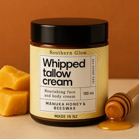 Southern Glow Manuka Honey & Beeswax Whipped Tallow Cream 100ml