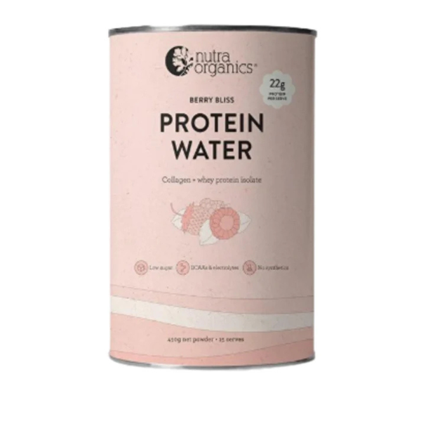 Nutra Organics Protein Water Berry Bliss 450g
