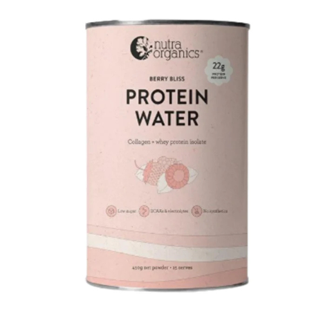 Nutra Organics Protein Water Berry Bliss 450g