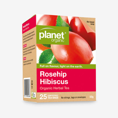 Planet Rosehip Hibiscus Tea 25 teabags